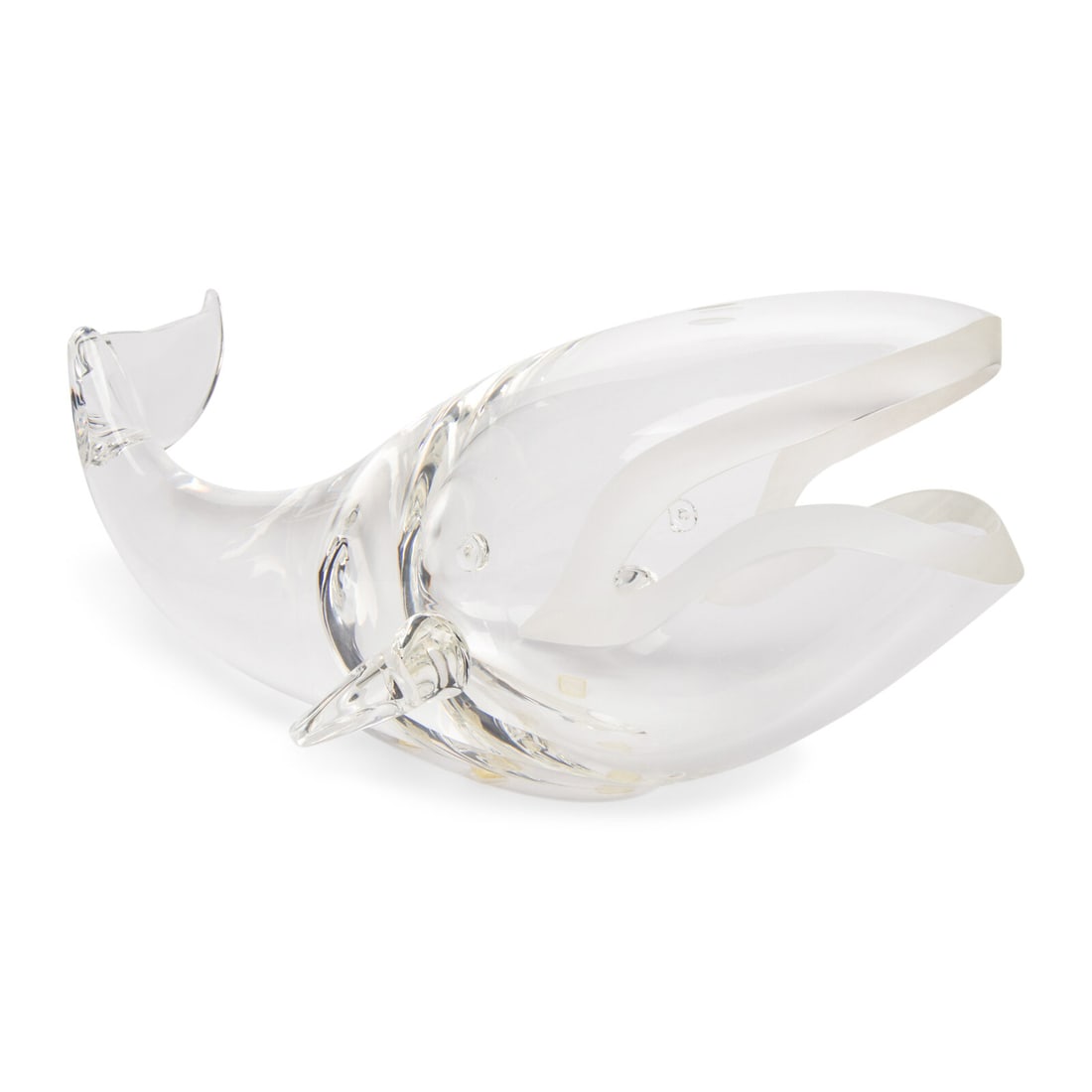 A Steuben Glass Great Whale Sculpture (1 of 3)