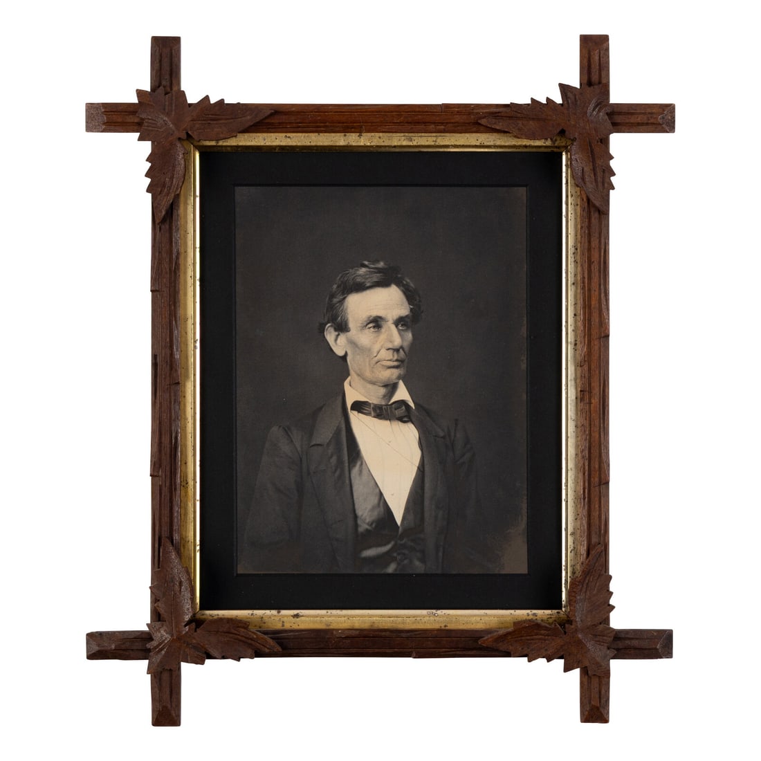 [LINCOLN, Abraham (1809-1865)]. HESLER, Alexander (1823-1895), photographer. Platinum photograph of (1 of 3)