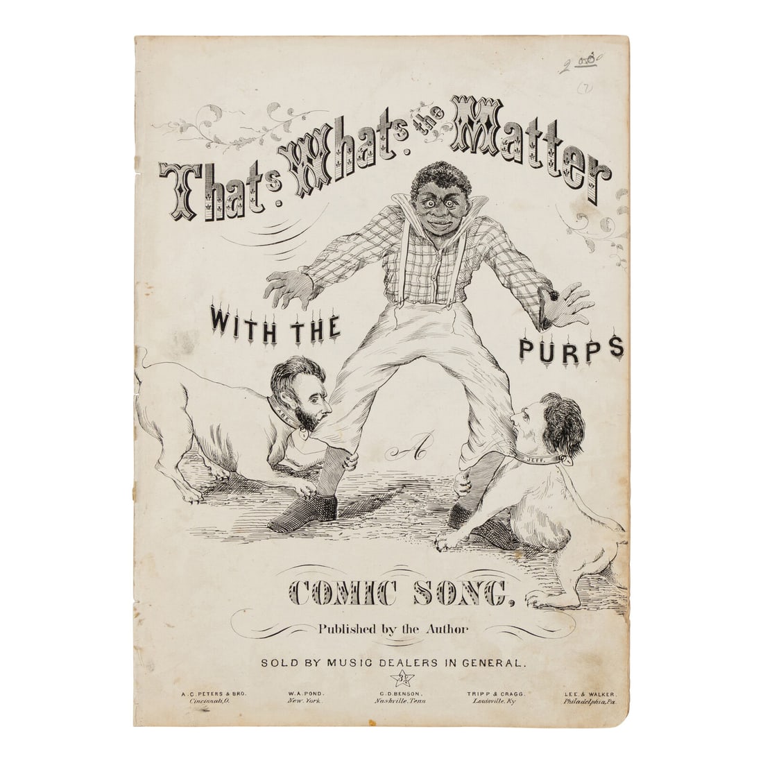 [EMANCIPATION]. A pair of musical compositions relating to emancipation, comprising: (1 of 2)