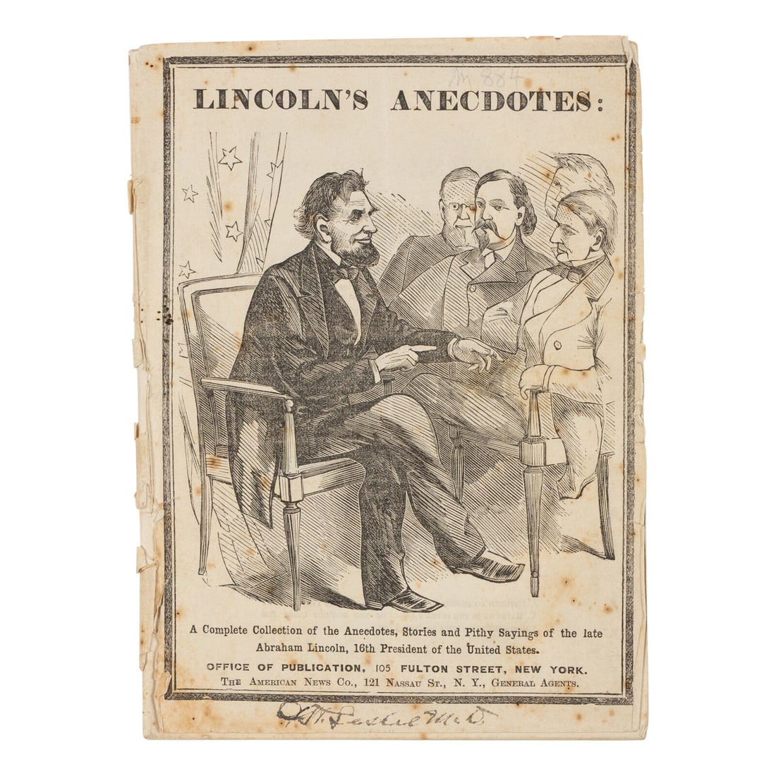 [LINCOLN, Abraham (1809-1865)]. Lincoln's Anecdotes: A Complete Collection of the Anecdotes, Stories (1 of 1)