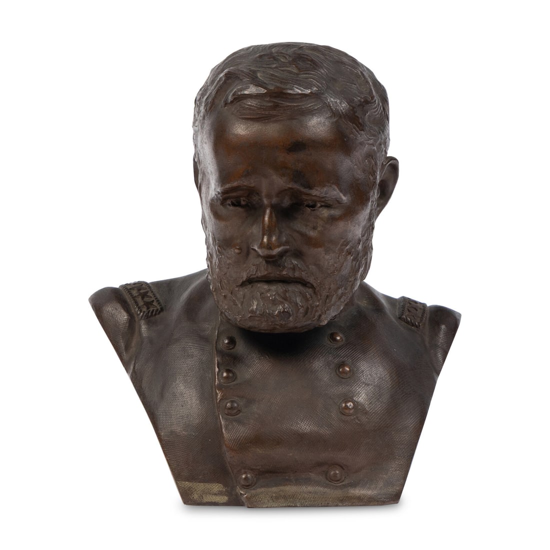 Karl Gerhardt (American, 1853-1940) Bust of Ulysses S. Grant, 1885, bronze (1 of 5)