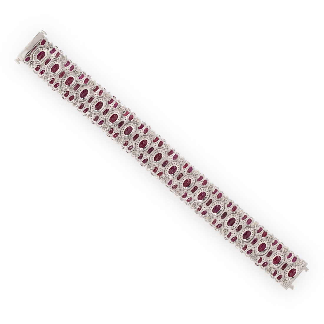 BURMESE RUBY AND DIAMOND BRACELET - 3