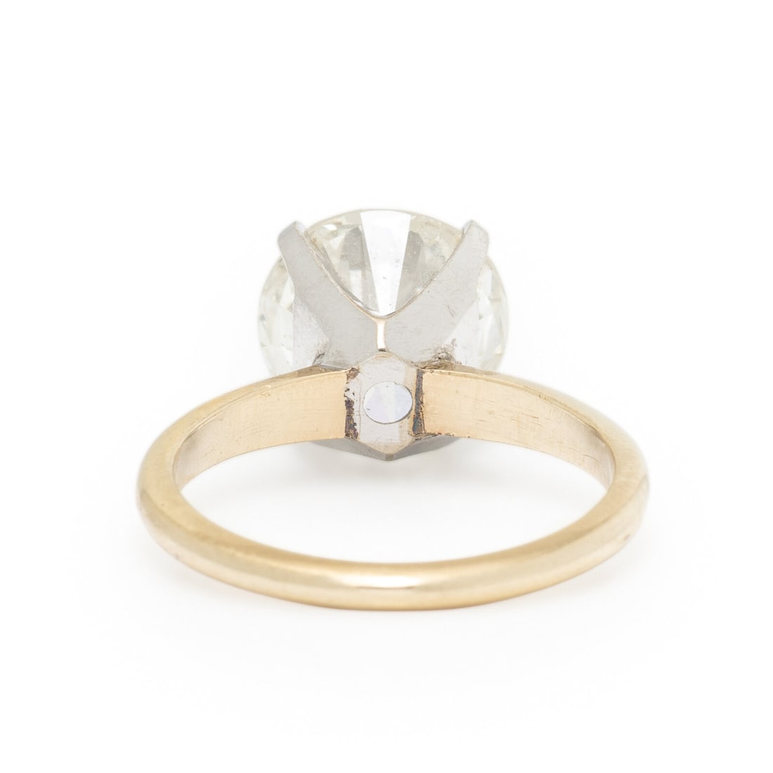DIAMOND AND BICOLOR GOLD RING WITH JACKET - 4