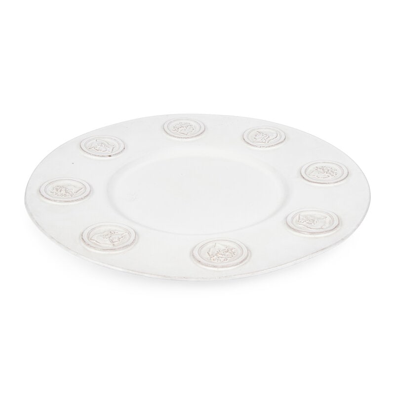 A White Glazed Earthenware Centerpiece - 2