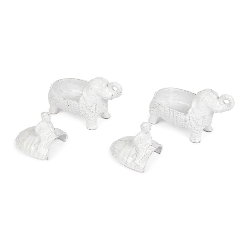 An Assembled White Glazed Earthenware Table Service - 2