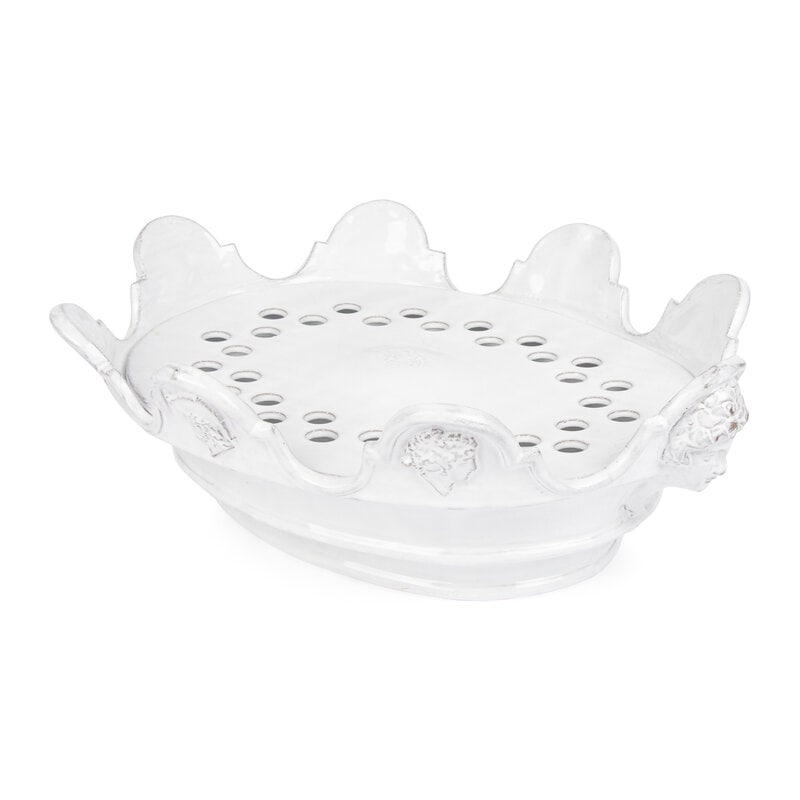 A White Glazed Earthenware Monteith - 3