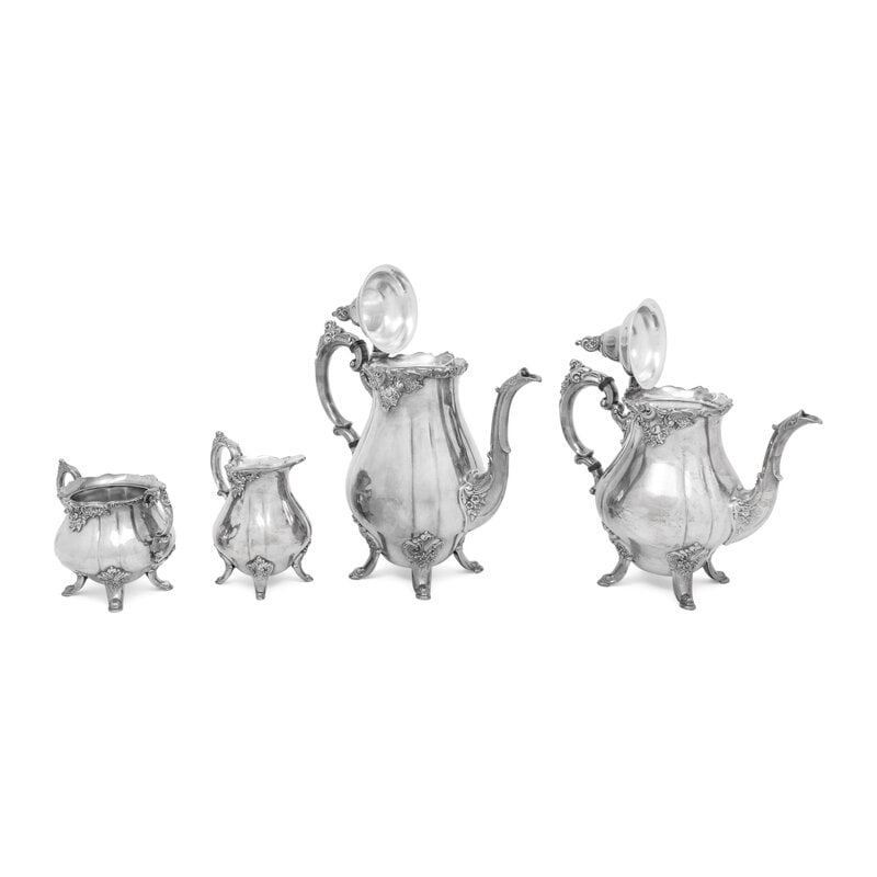 An American Silver Plate Four-Piece Tea and Coffee Service - 2