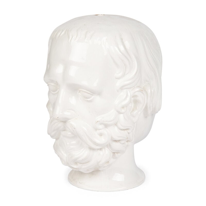 An Italian White Glazed Janiform Bust (1 of 15)