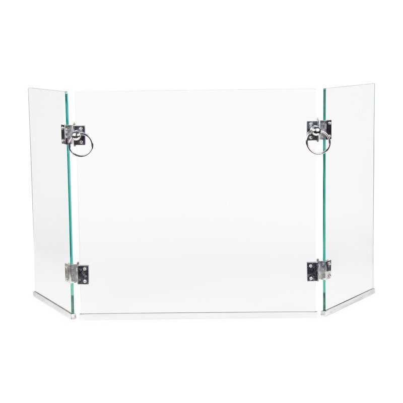 A French Glass and Steel Fire Screen (1 of 13)