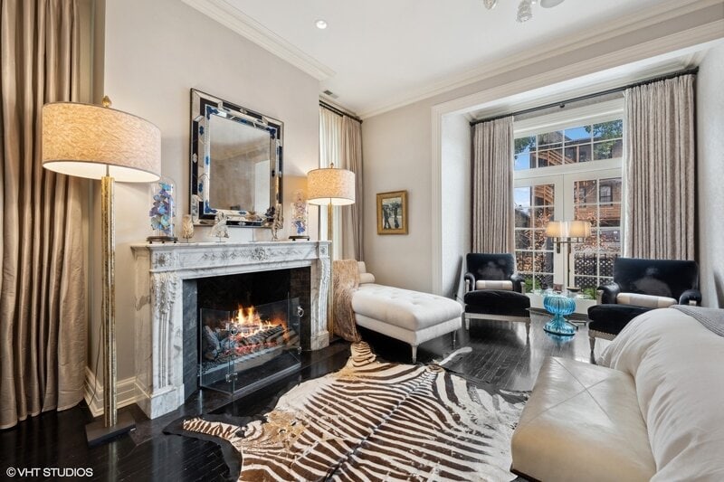 A Taxidermy Zebra Rug - 9