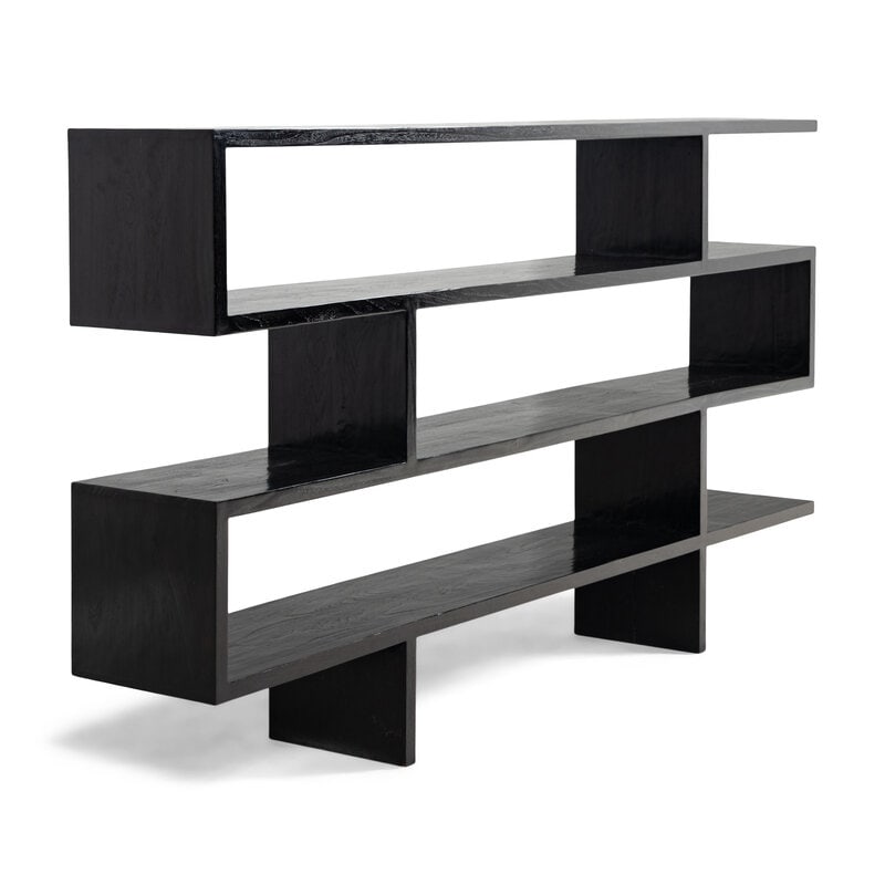 A Contemporary Balinese Stained Teak Bookcase - 2