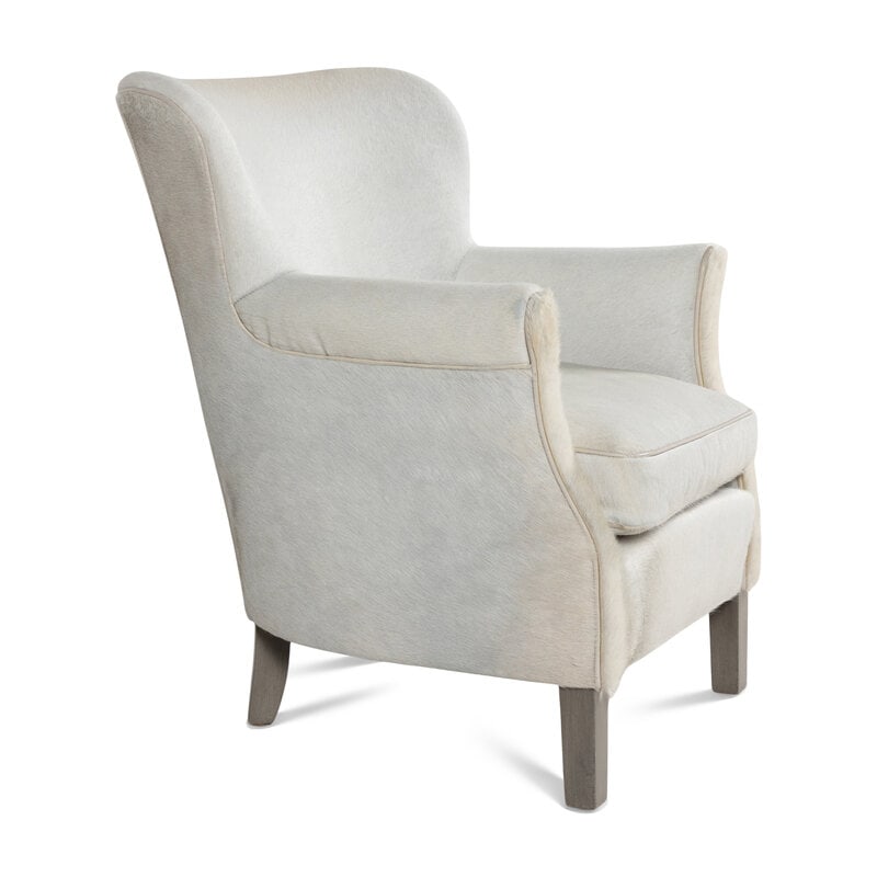 A Contemporary Cowhide Upholstered Armchair - 2