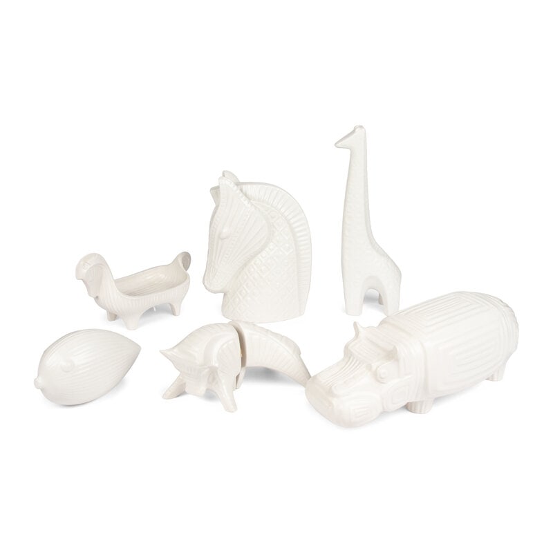 A Collection of Six Jonathan Adler Ceramic Animal Sculptures: A Collection of Six Jonathan Adler Ceramic Animal Sculptures Height of tallest 18 inches. Property from an Alessandra Branca-Designed Chicago Residence This lot is located in Chicago. 