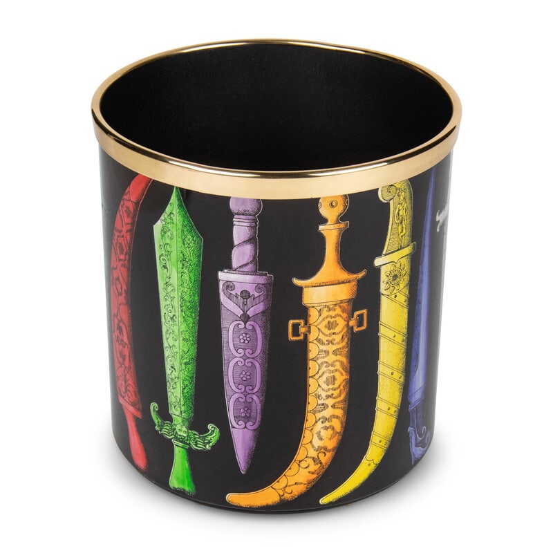 A Piero Fornasetti Shortsword Waste Paper Basket - 4