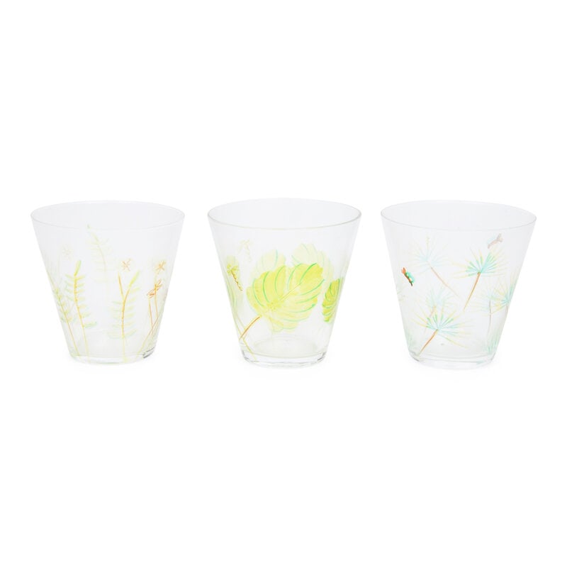 A Set of Twenty-Four Painted Glasses  - 3