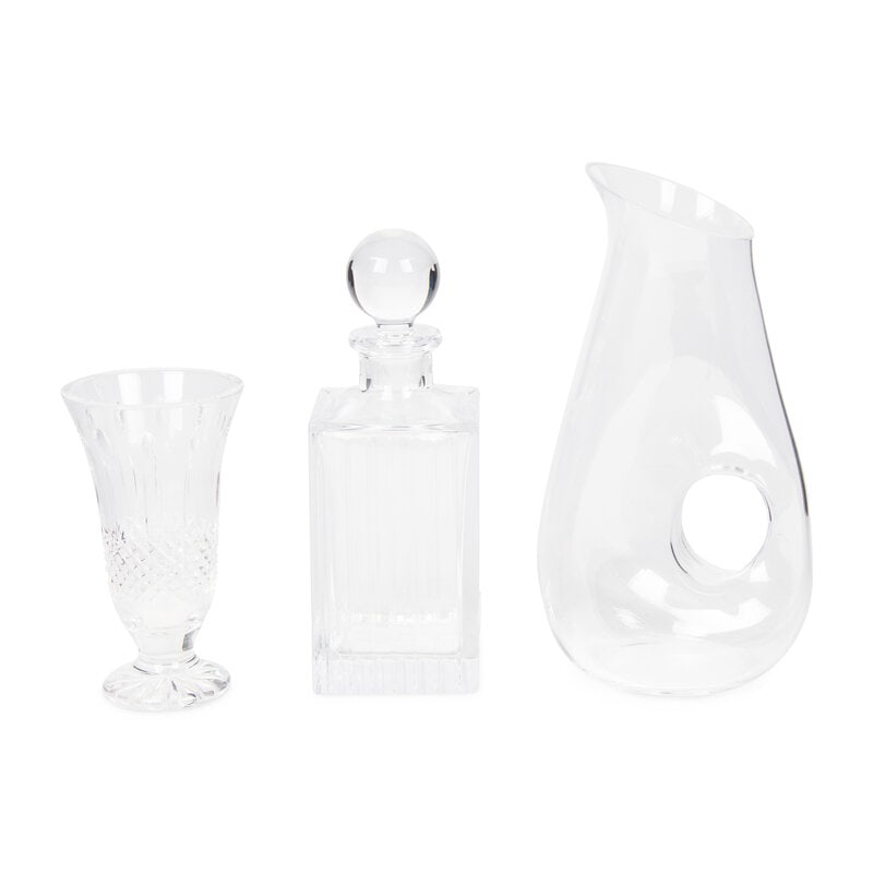 A Group of Clear Glass Table Articles (1 of 13)