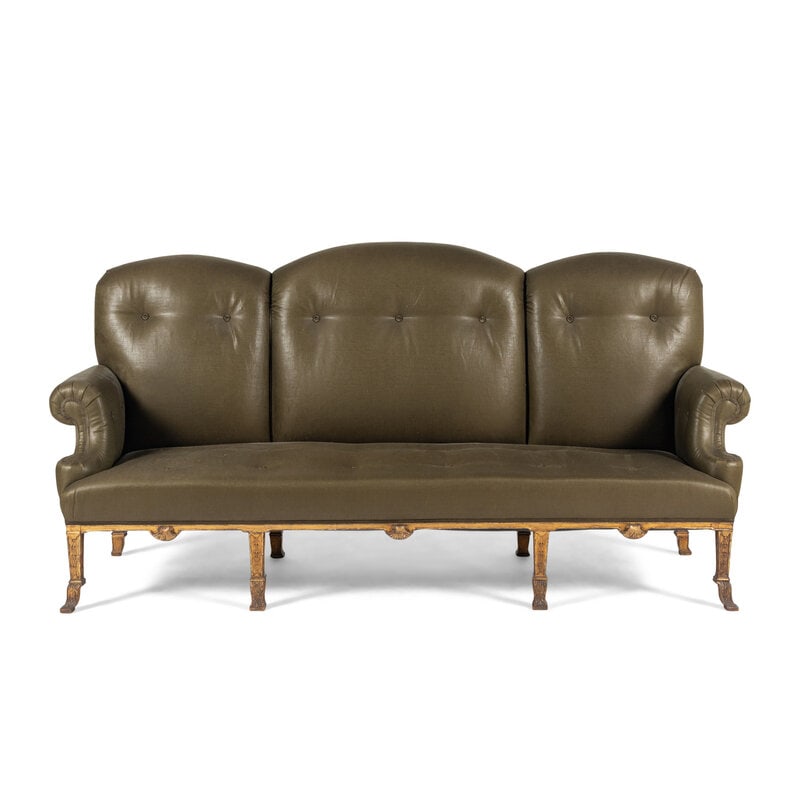 A George III Style Giltwood Sofa (1 of 15)