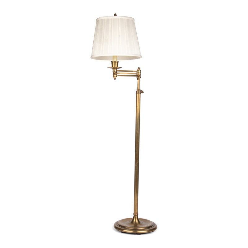 A Cantilevered Brass Floor Lamp (1 of 13)