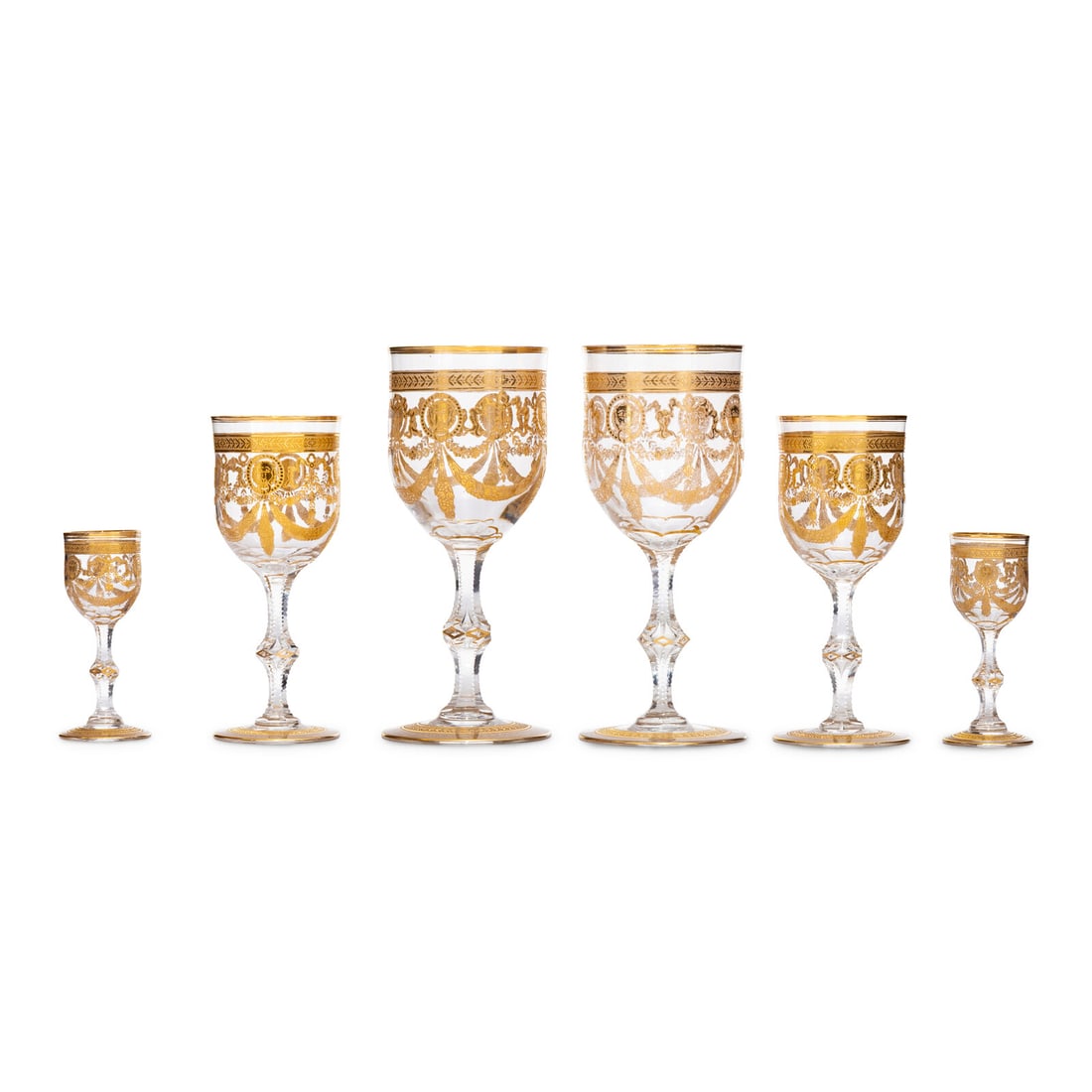 A Saint-Louis Congress Cut Glass Stemware Service (1 of 3)