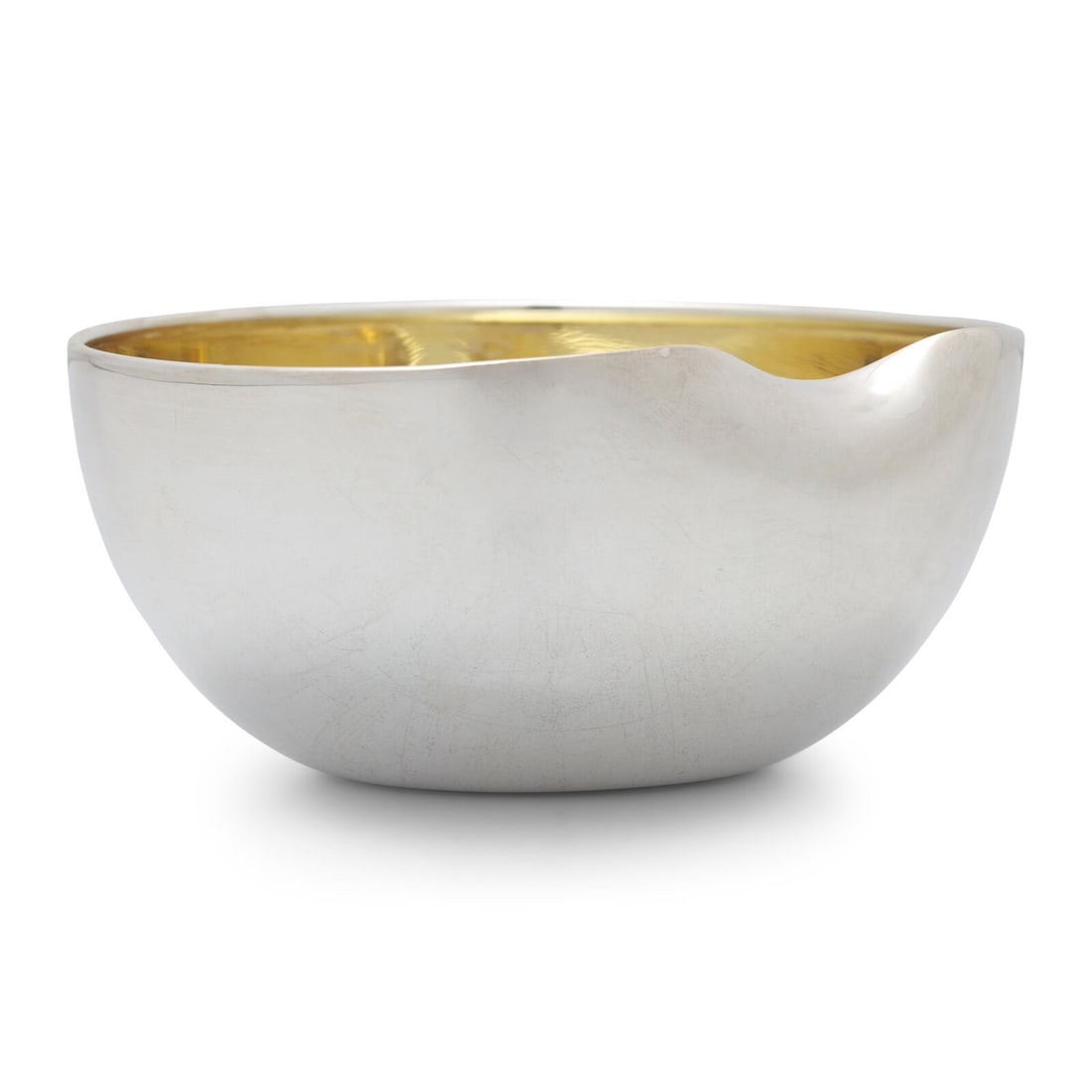 A Tiffany and Co. Silver Thumbprint Bowl (1 of 4)