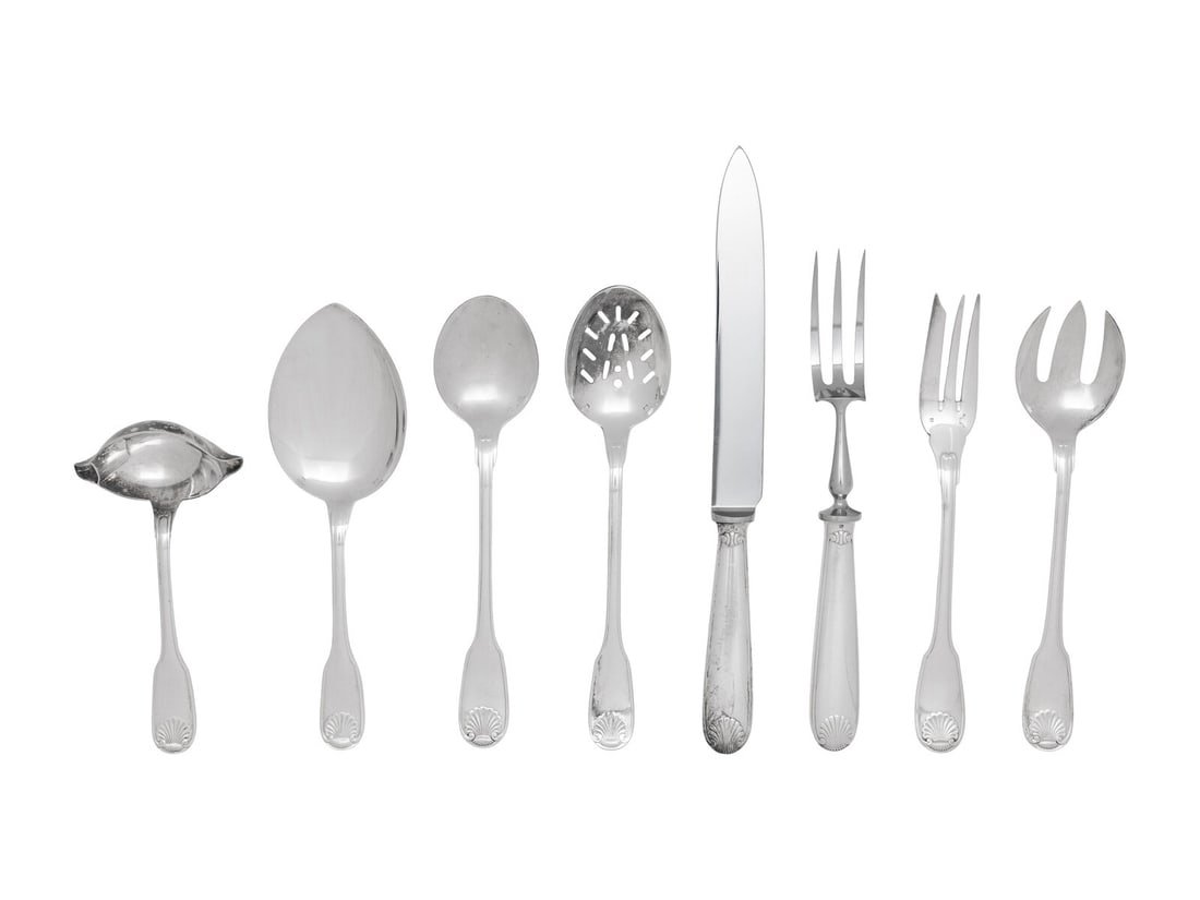 A Christofle Silver-Plate Flatware Service (1 of 3)