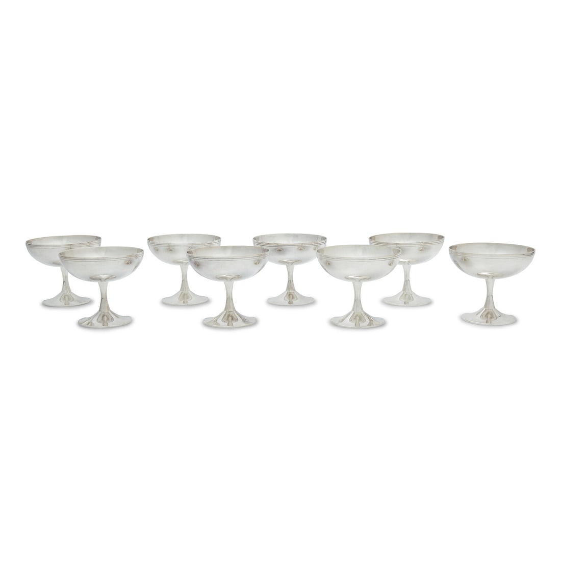 A Set of Eight Christofle Silver-Plate Sorbet Coupes (1 of 4)