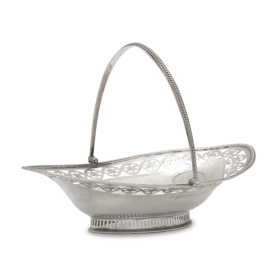 A George III Pierced Silver Lozenge-Form Sugar Basket (1 of 4)