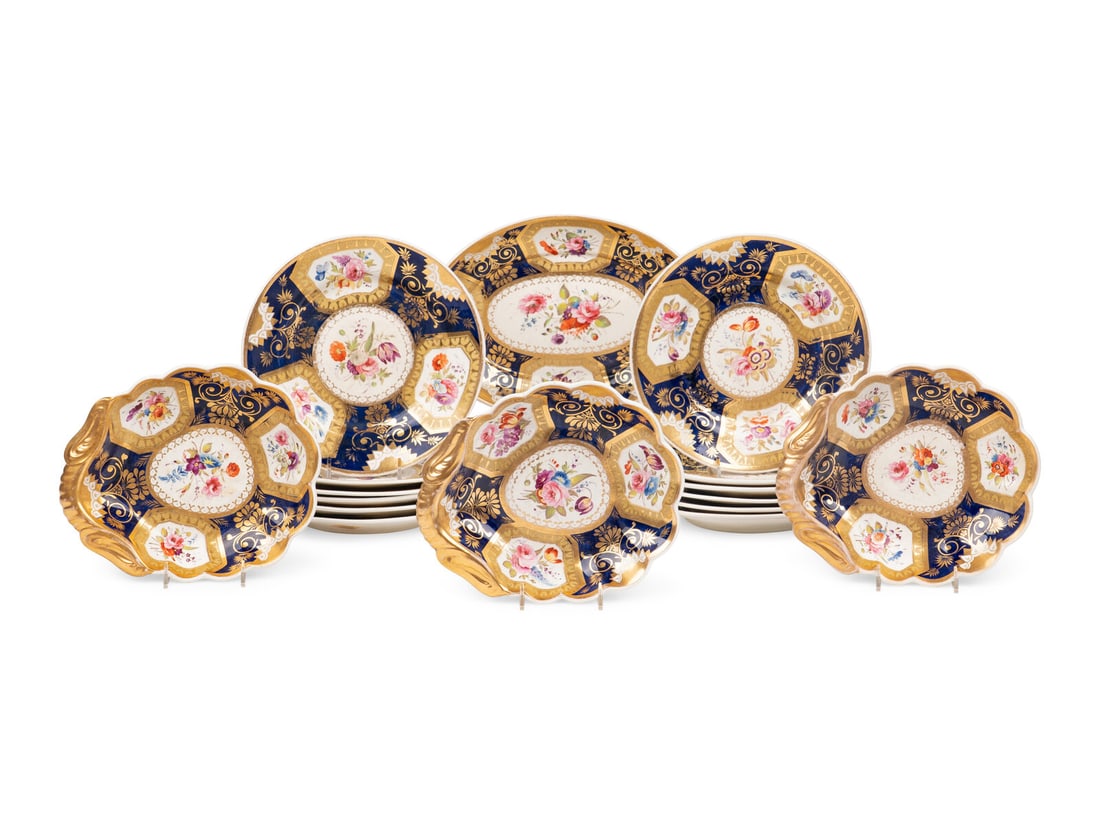 A Coalport Porcelain Dessert Service (1 of 3)
