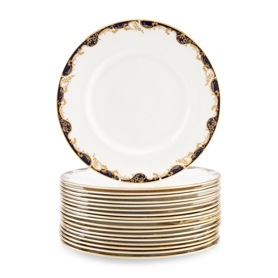 A Set of Eighteen Mintons Versailles Porcelain Dinner Plates (1 of 4)