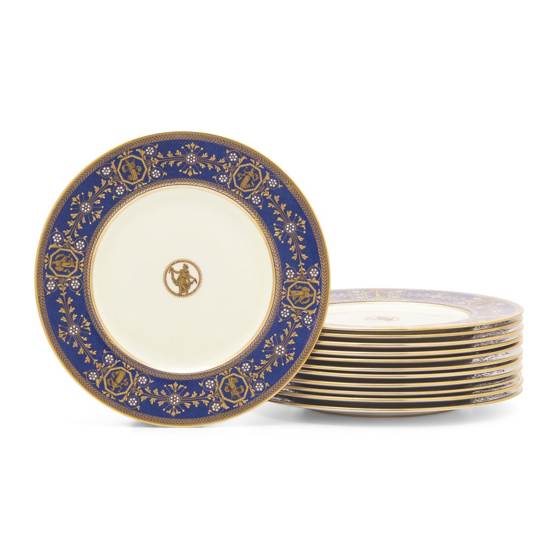 A Set of Twelve Wedgwood Porcelain Dinner Plates (1 of 4)