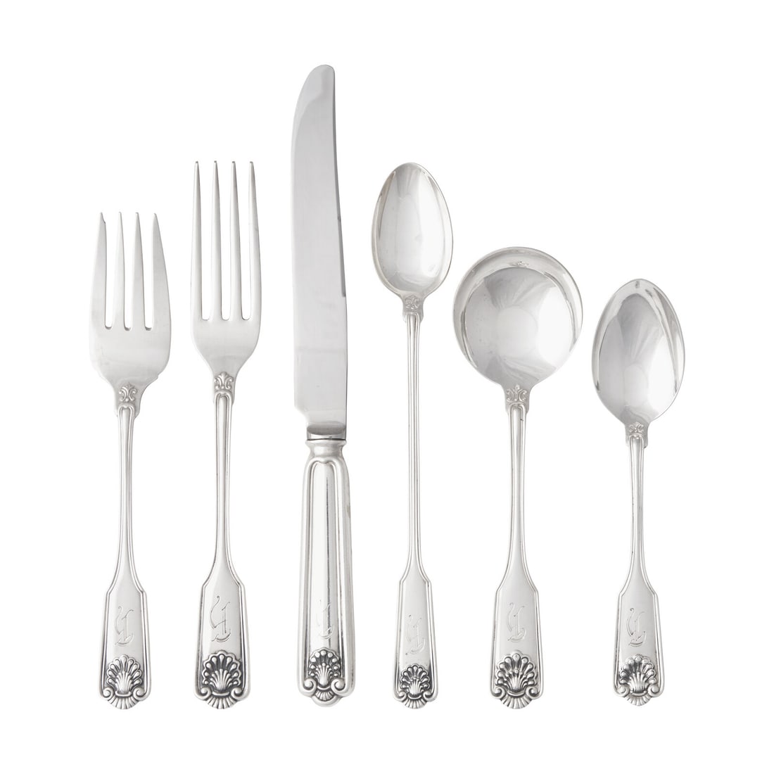 An American Silver Flatware Service (1 of 4)