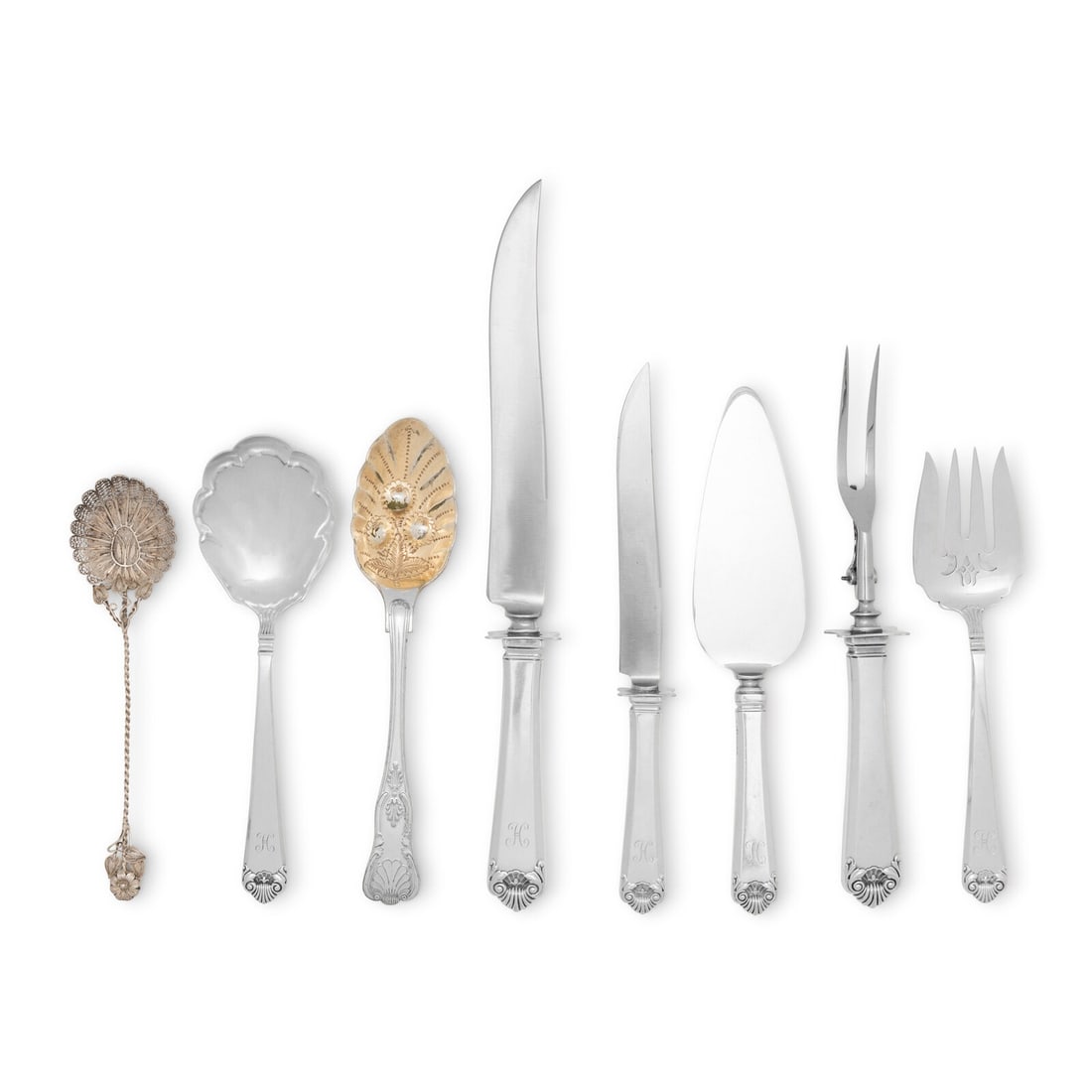 An American Silver Flatware Service (1 of 3)