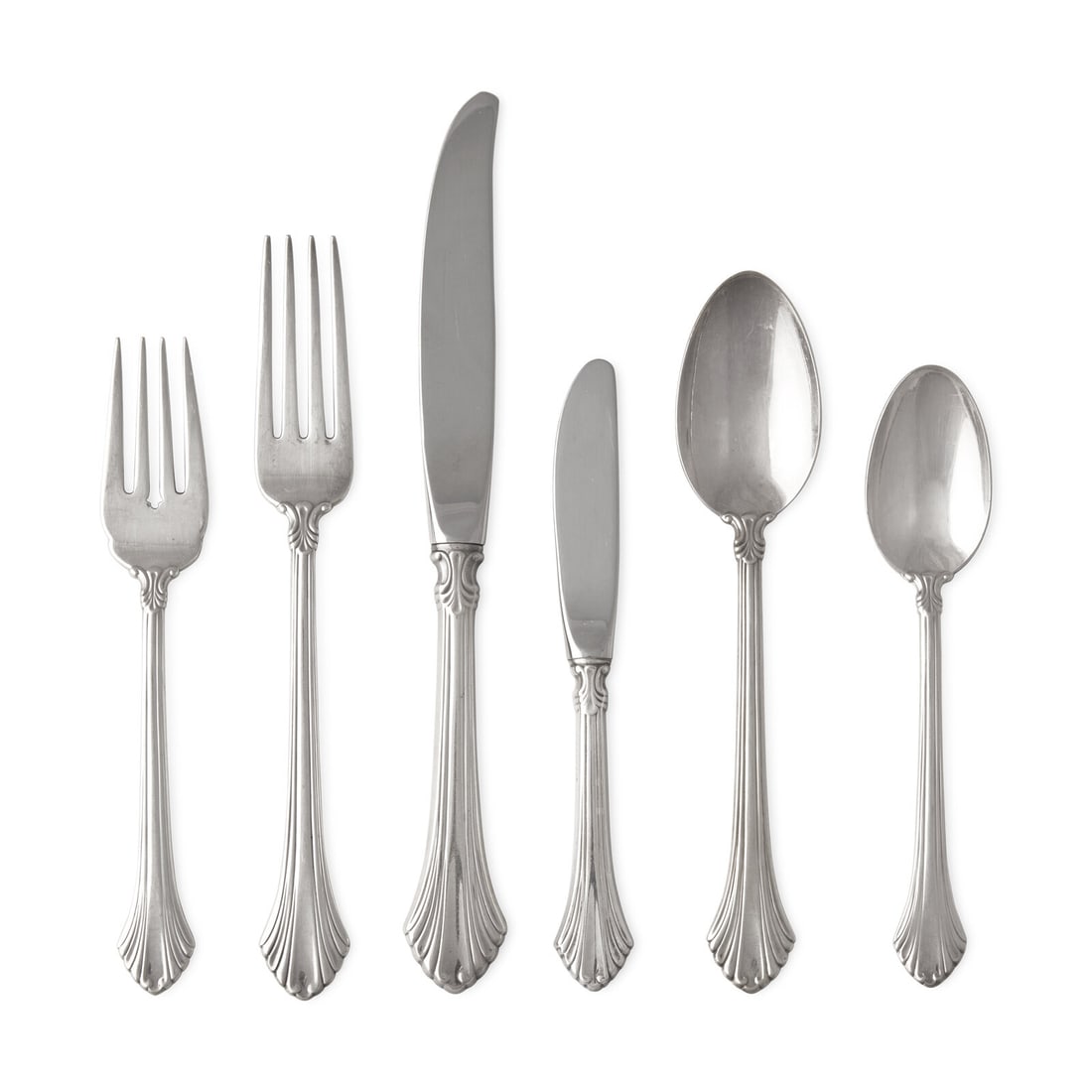 An American Silver Flatware Service (1 of 2)