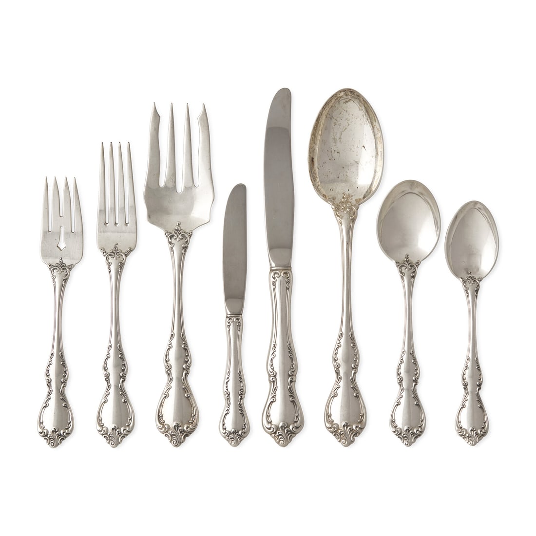 An American Silver Flatware Service (1 of 3)