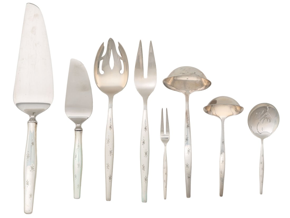An American Silver Flatware Service (1 of 4)