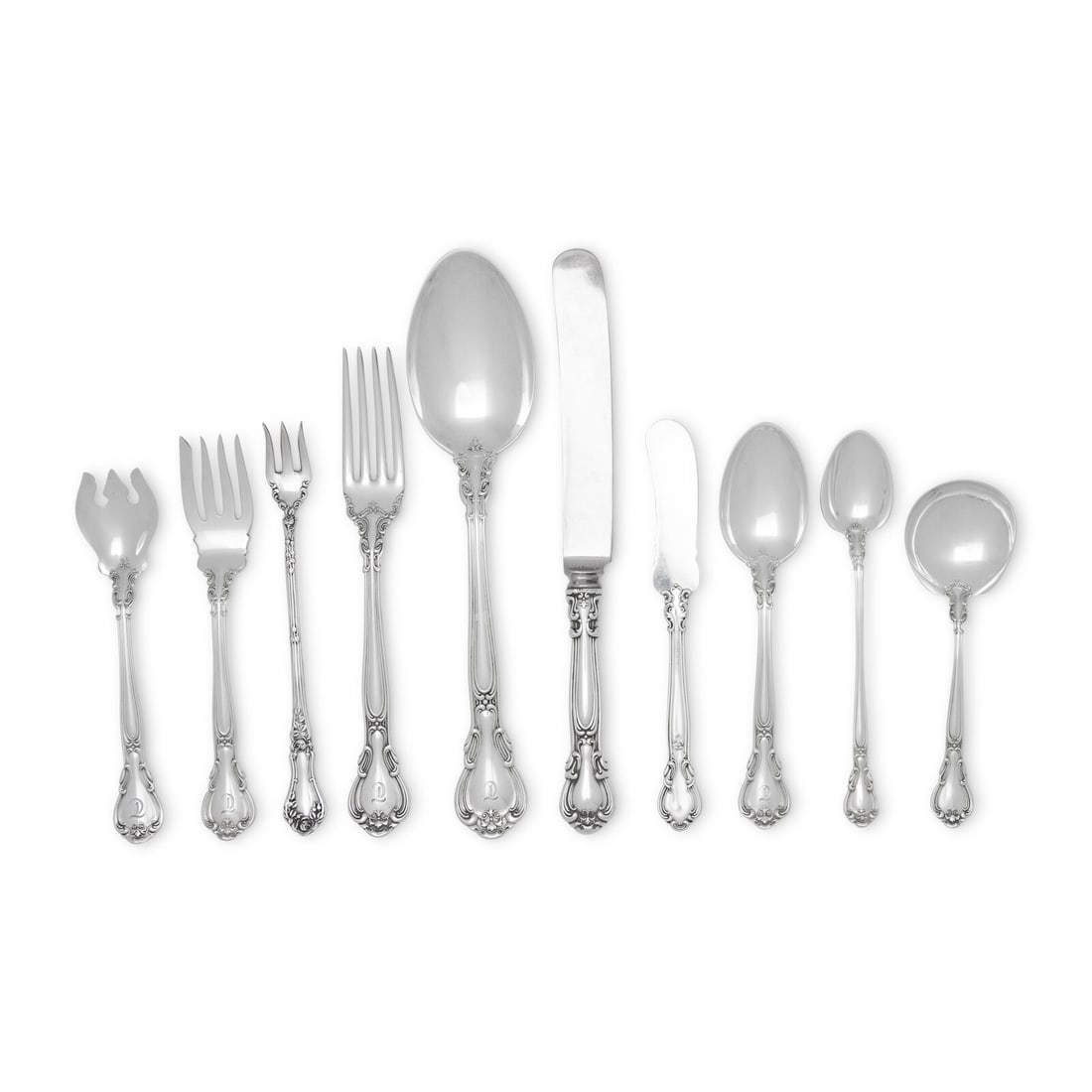 An American Silver Flatware Service (1 of 3)