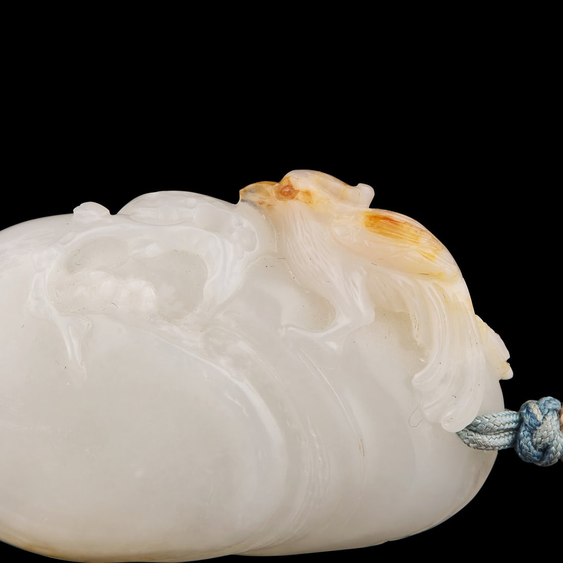 A Chinese Russet and White Jade 'Bird on Prunus' Pendant, Possibly 18th Century 或清 - 3