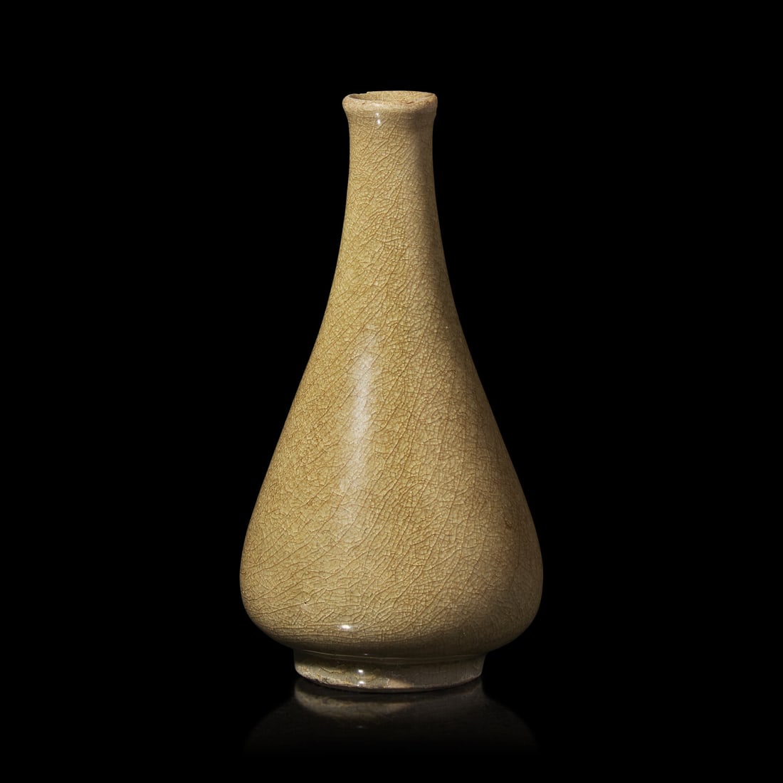 A Small Chinese Longquan Pear-Shaped Small Vase, Southern Song Dynasty 南宋 米 (1 of 3)
