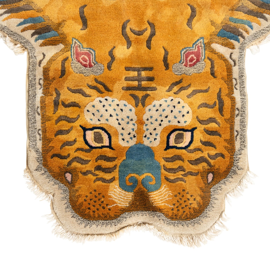 A Tibetan Tiger Rug, 19th Century 十九世紀 藏虎毯 - 2