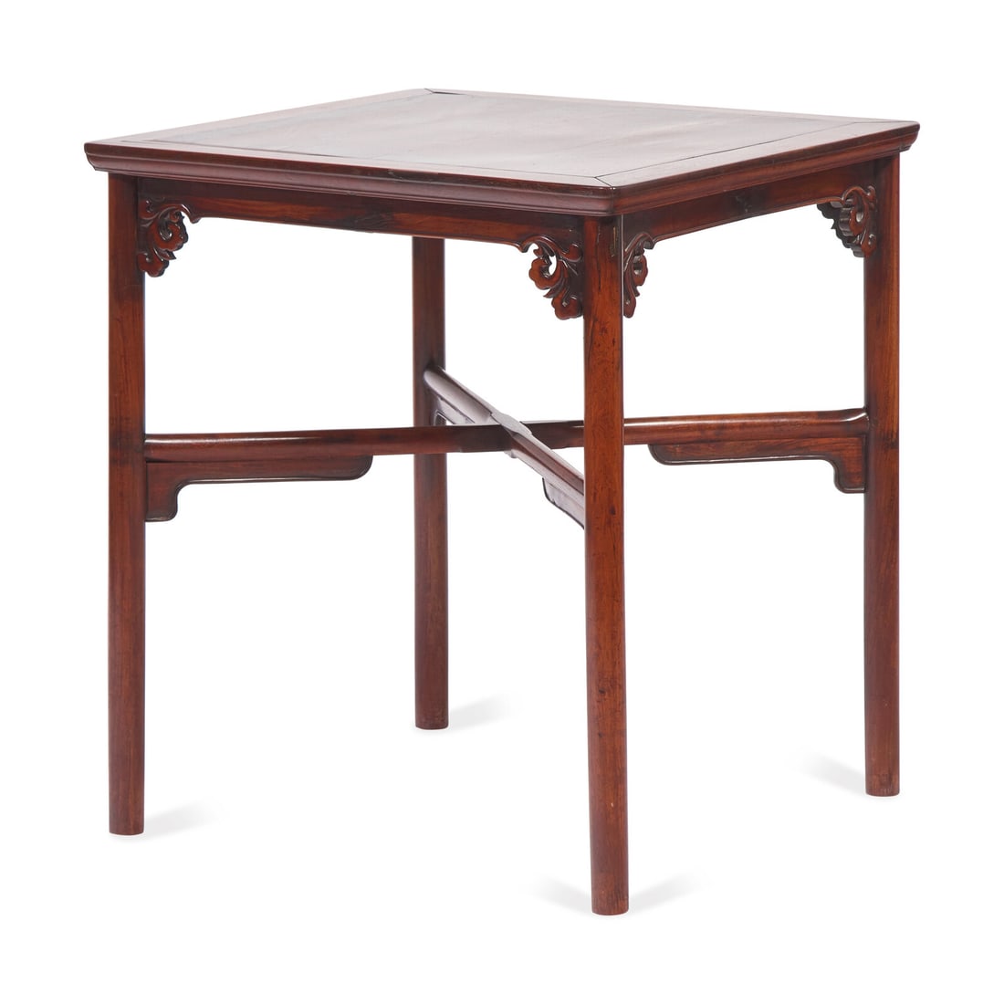 A Chinese Huanghuali and Mixed Hardwood Square Table, 18th/19th Century 清中期 (1 of 5)