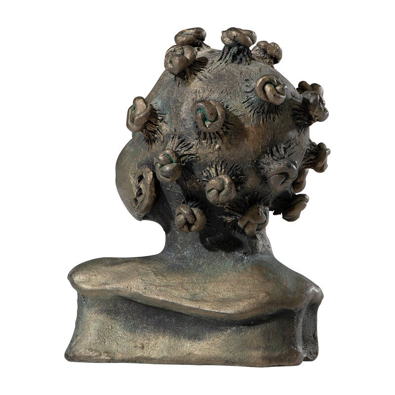 [African Americana] Bust Sculpture of a African American Female Subject  - 4