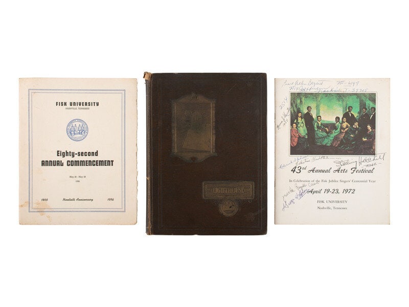 [African-Americana] Programs, Directories, and Yearbook from Fisk University and Miles College (1 of 9)
