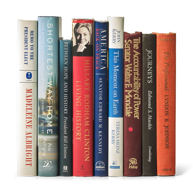 [Americana] Group of 9 Titles Inscribed by U.S. Politicians  (1 of 3)