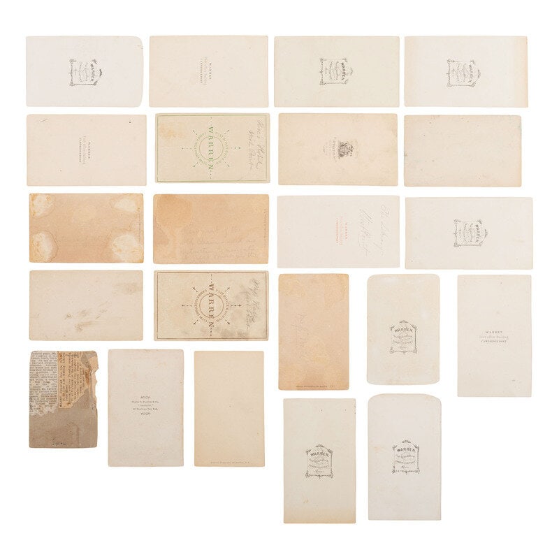 [Americana] Group of 22 Carte de Visites of West Point Military Academy, incl. Alumni  - 2