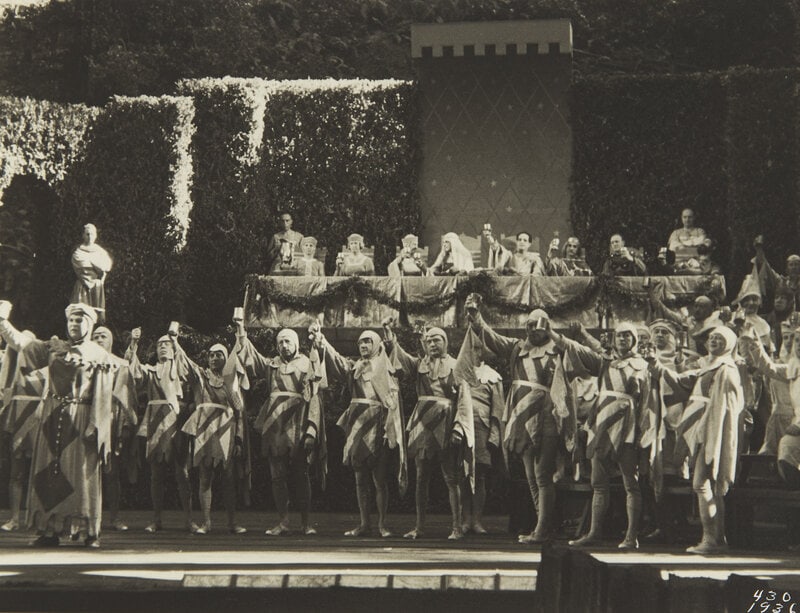 [Americana] Photograph Album of the Bohemian Grove Encampment, 1936, and Other Ephemera: [Americana] Photograph Album of the Bohemian Grove Encampment, 1936, and Other Ephemera (San Francisco), ca. August 31, 1936. Personal photograph album of Louis D. Kork, with his name on cover.