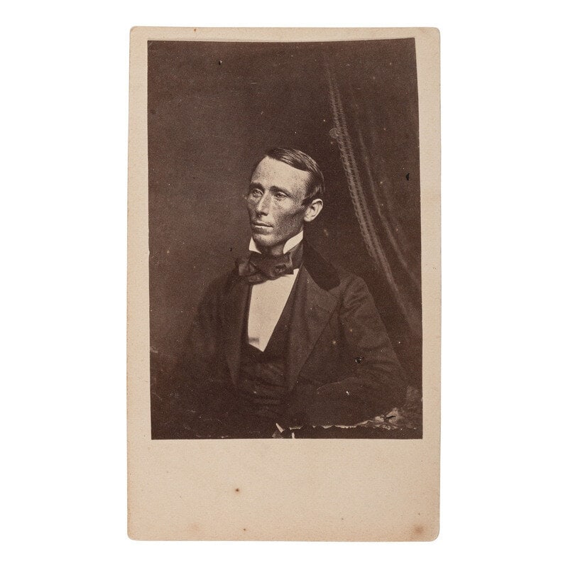 [Americana] (Walker, William). Carte de Visite: [Americana] (Walker, William). Carte de Visite New York: E. & H.T. Anthony. CDV on cardstock mount, portrait of William Walker, physician, lawyer, journalist, and mercenary who organized