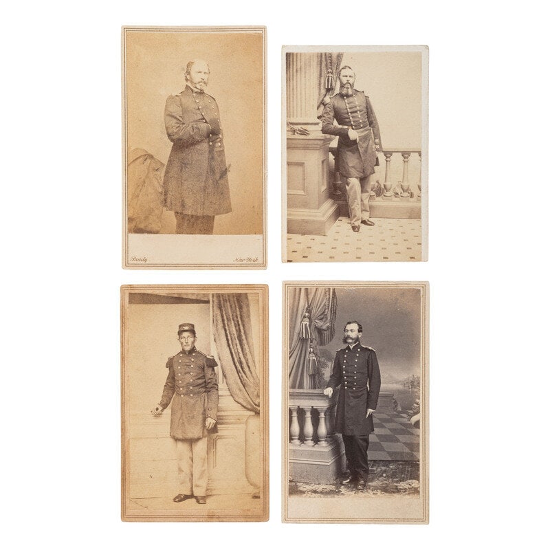 [Civil War] Group of Four Carte de Visites of U.S. Marines, incl. Col. John Harris: [Civil War] Group of Four Carte de Visites of U.S. Marines, incl. Col. John Harris 4 CDVs, each of which appears to show a member of the Marine Corps, including: CDV, standing view of Colonel John