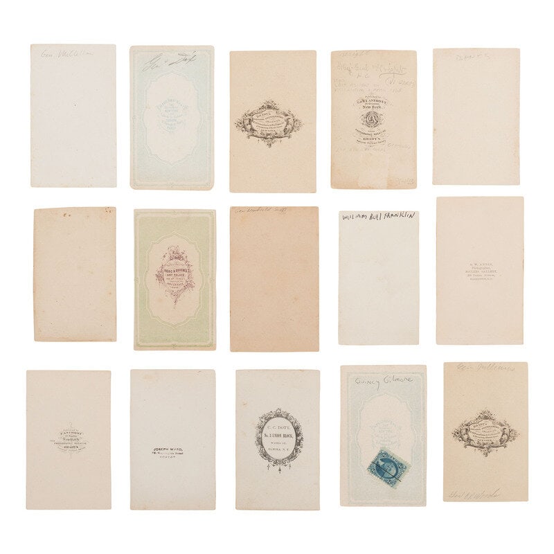 [Civil War] 31 Carte de Visites of Union generals, incl. McPherson, Sheridan, and Burnside  - 4