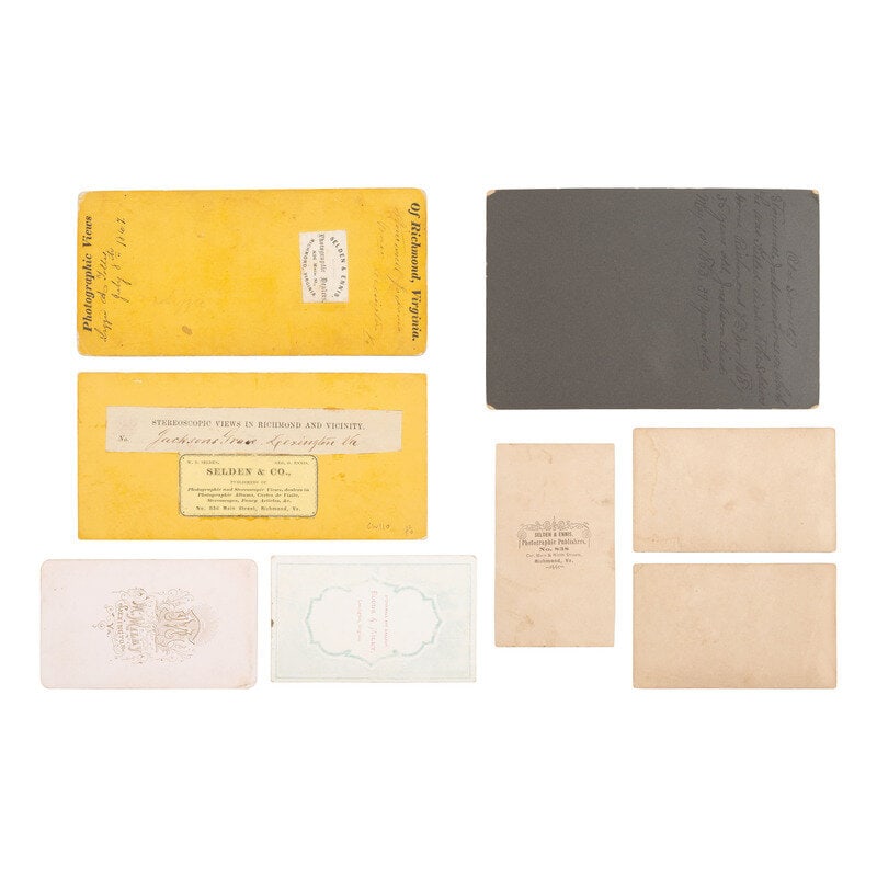 [Civil War] Eight Carte de Visites and Stereoviews of Confederate Landmarks - 2