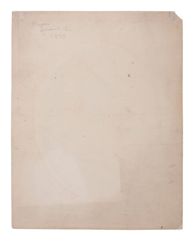 [Civil War] Ryan, D.J. Post-War Photograph of Confederate Generals Lee and Johnston  - 2